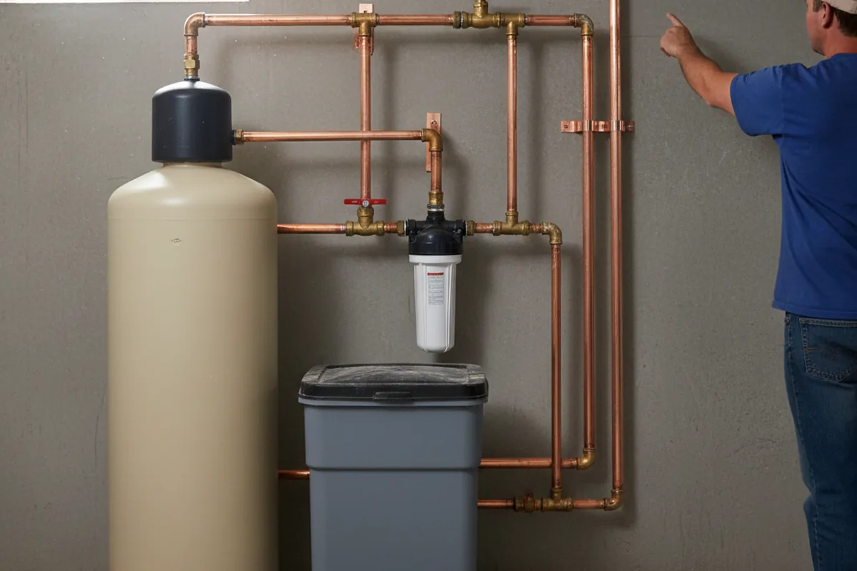 Whole-house water treatment system installed in Hudson